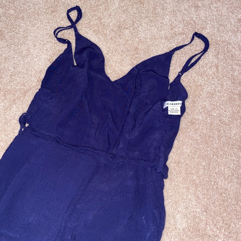 GLAMOROUS navy jumpsuit